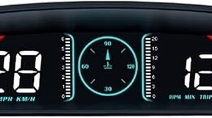 (45) HYQOUKLR B3 OBD HUD Auto Speedometer Head Up Display