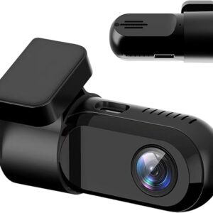 (21) Front Dash Cam - Waterproof Night Vision Driving Recorder