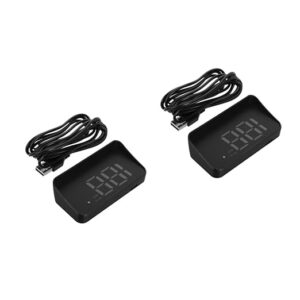 (10) JECOMPRIS 2 Sets Car Display Car Digital Meter Car Hud Convenient Car Speedometer Hud for Car Interior Accessories